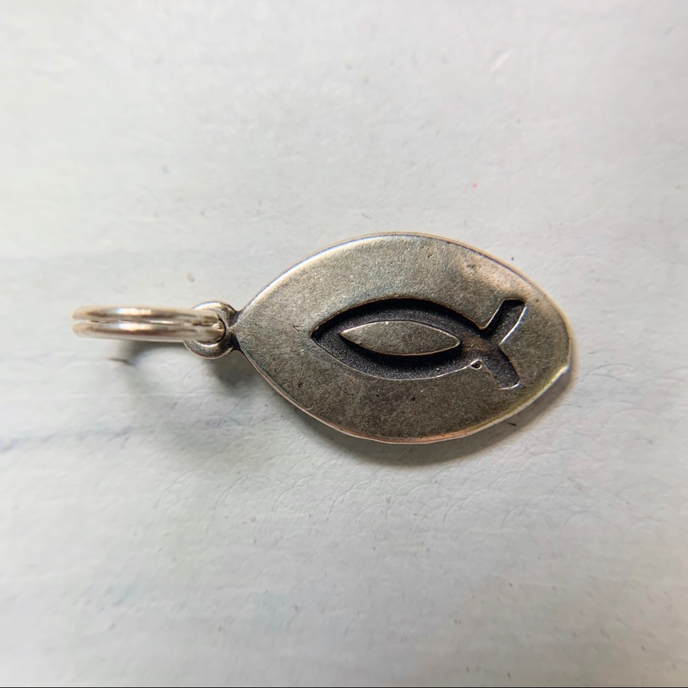 Sterling Silver Christian Fish Charm